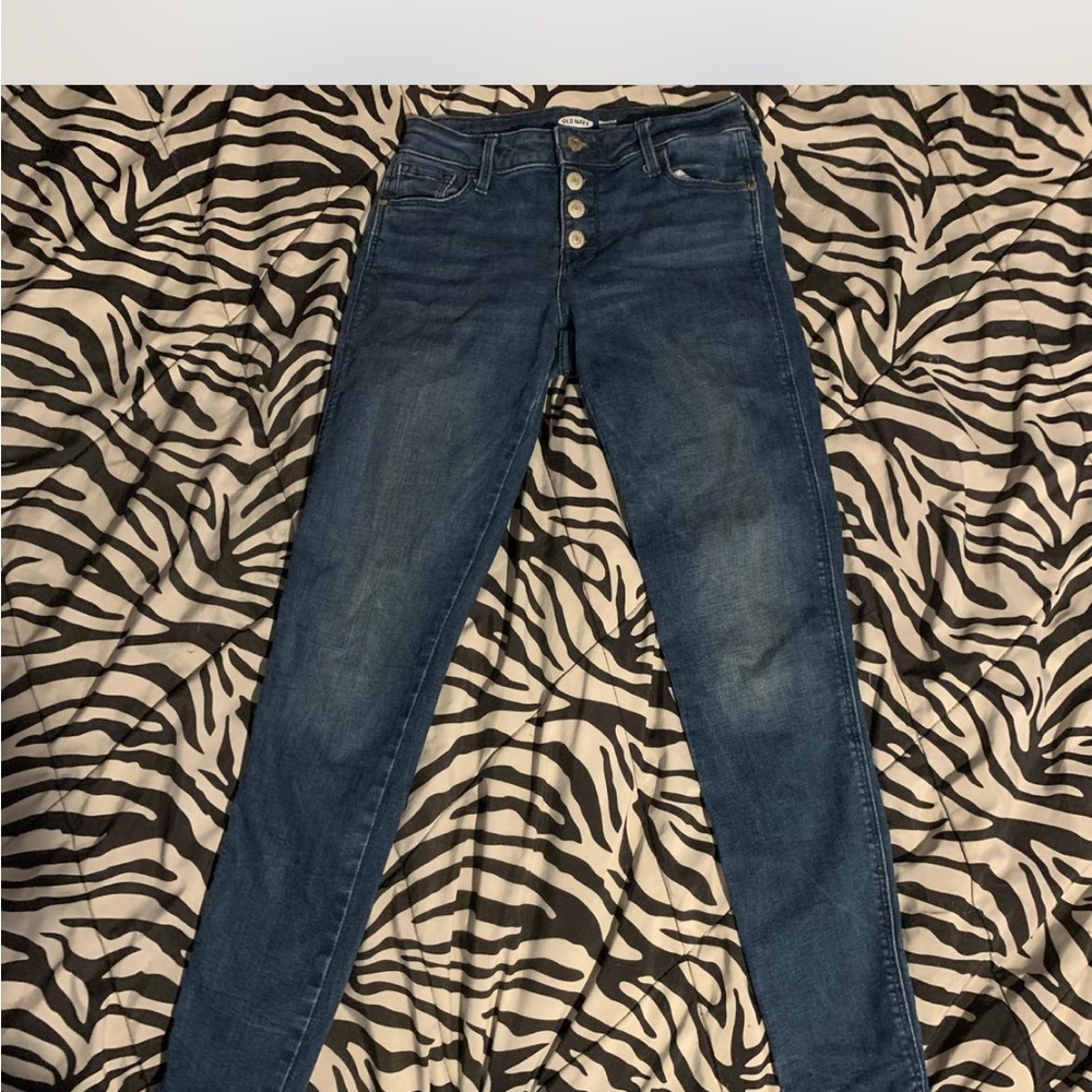 Old Navy High Rise Dark Blue Jeans